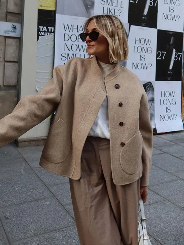 Yani - Manteau Oversized en Mélange de Laine