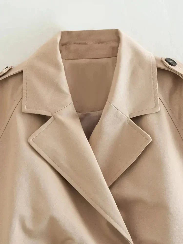 Yani - Veste Ceinturée Croppée
