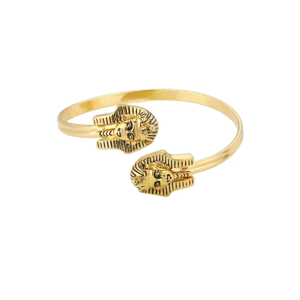 Bague Égyptienne Dorée à 3 Anneaux