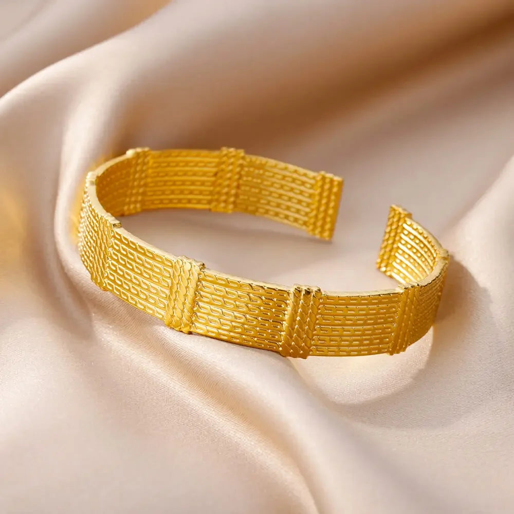 Bague Égyptienne Dorée à 3 Anneaux