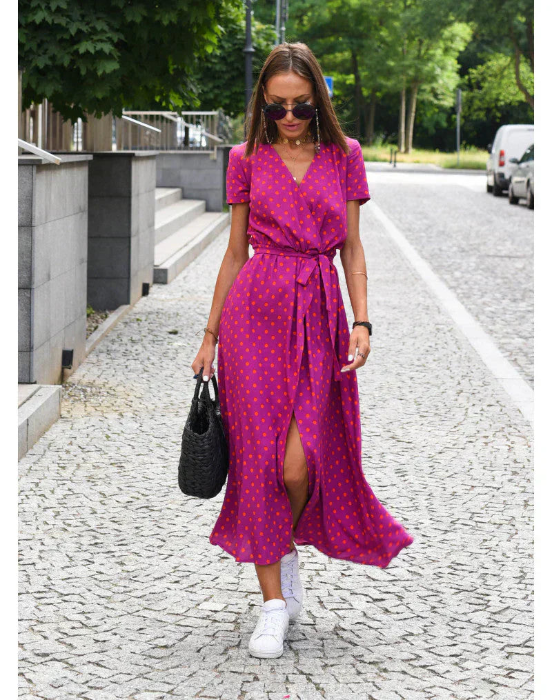 Suzanna | Robe élégante à col en V
