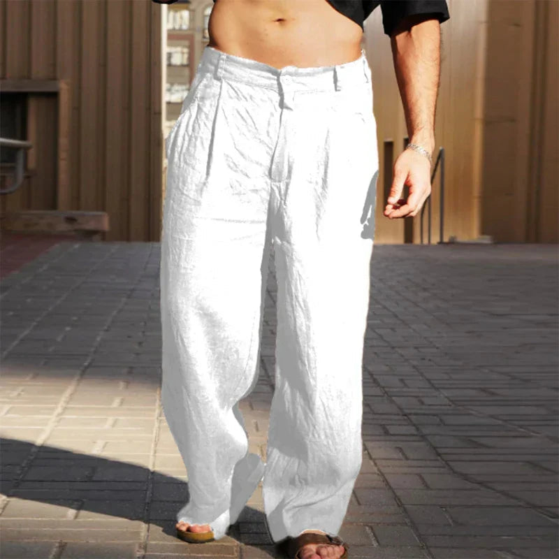 Calypso – Pantalon en lin large