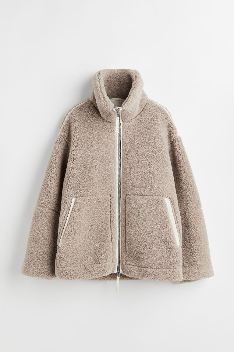 Yani - Veste en Fleece Surdimensionnée et Confortable