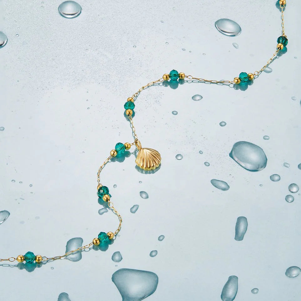 Collier Coquillage plaqué or 18K