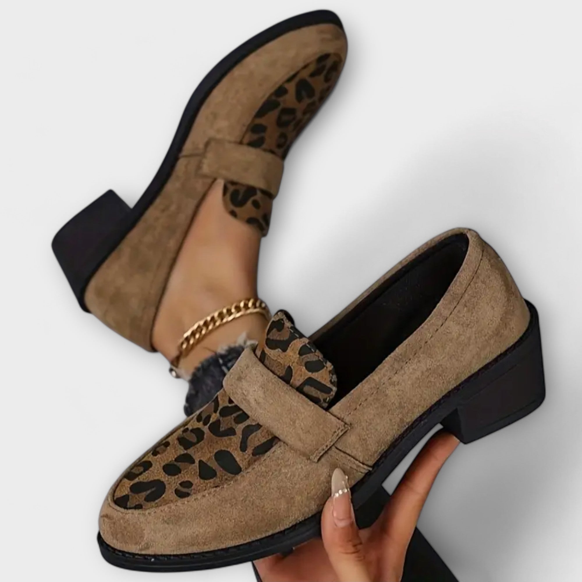Karla™ Chaussures élégantes pour femmes avec motif léopard