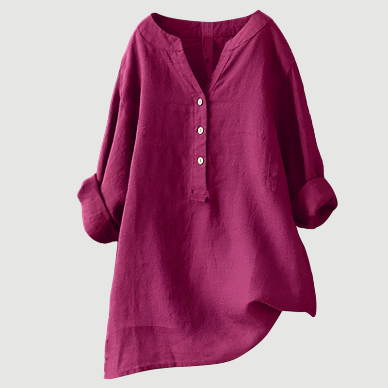 Zarina - Chemise en lin confortable