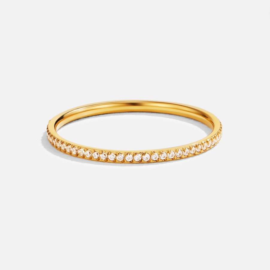 Bague d'éternité en cristal