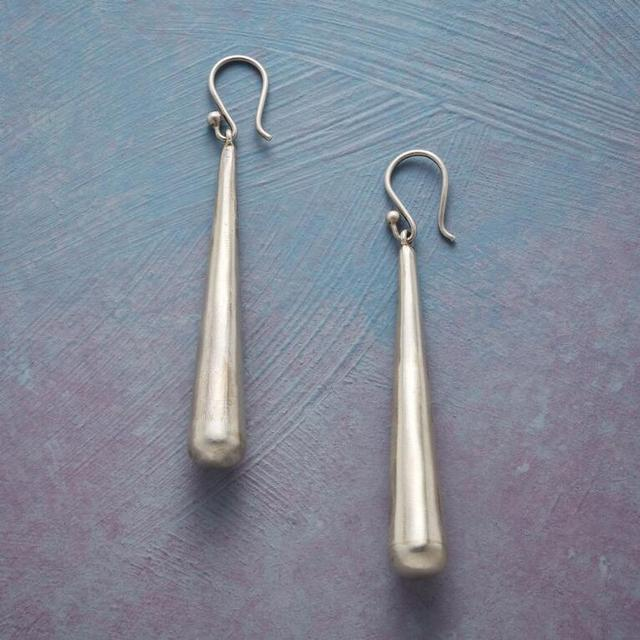 Boucles d’oreilles argentées en forme de tige « Boho »