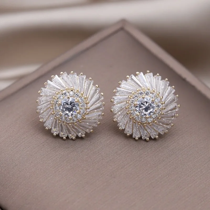 Boucles d'oreilles spiralées élégantes
