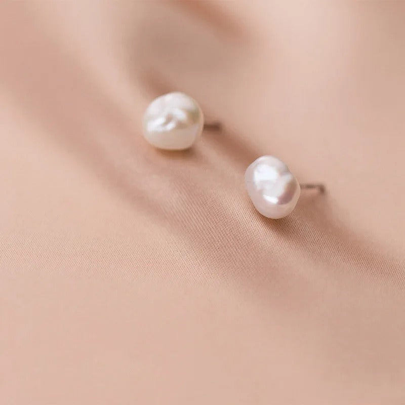 Boucles d'oreilles en effet perles d'eau douce