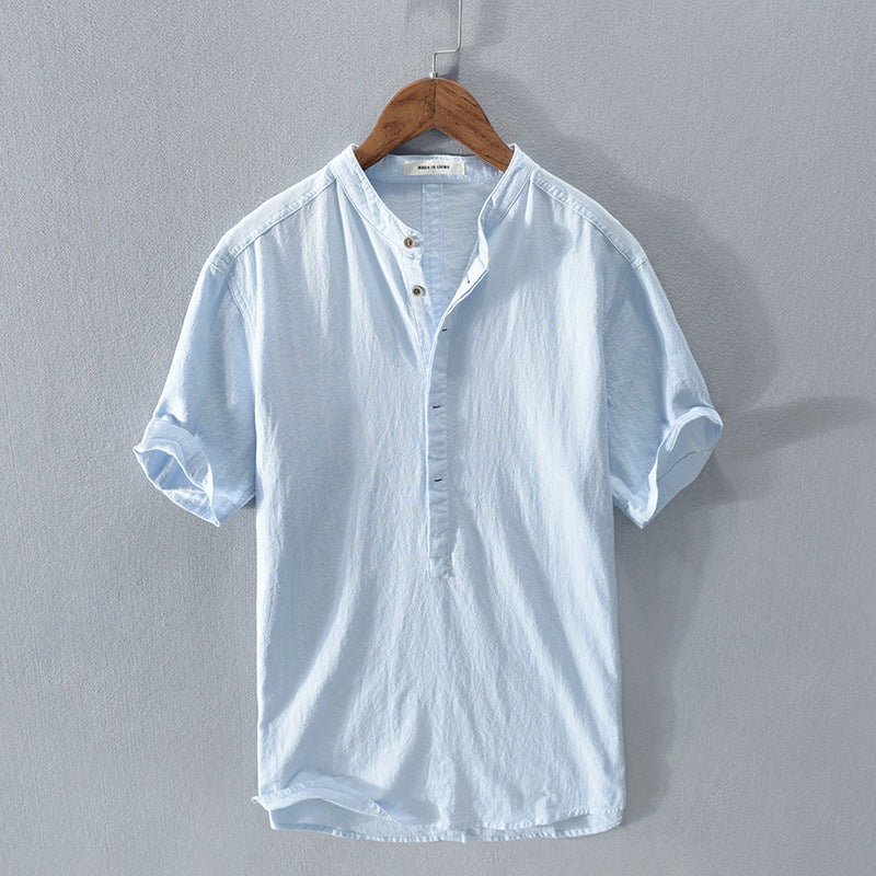 ULRICH | CHEMISE D'ÉTÉ EN MÉLANGE DE LIN POUR LÉGÈRETÉ ET CONFORT