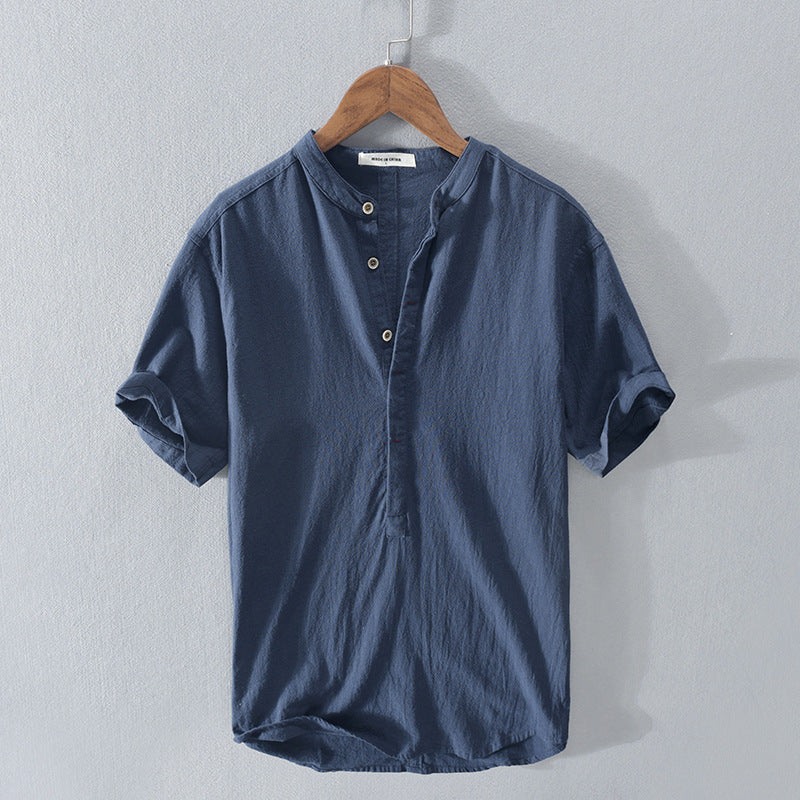 ULRICH | CHEMISE D'ÉTÉ EN MÉLANGE DE LIN POUR LÉGÈRETÉ ET CONFORT